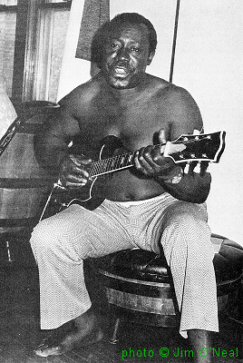 B L U E   S M I T T Y; source: Living Blues 44 (1979), p. 11; photographer: Jim O'Neal; click to enlarge!