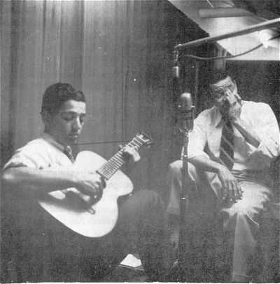 Dean Laurence & Sam Gary 1955; Booklet accompanying Transition trlp F-1; photographer: Nick Dean)